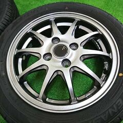 21年タイヤ ガリ無し MONZA製 アルミ付き エナセーブ 夏タイヤ 155/65R14 スティングレー/タントカスタム/パレット/NBOX等