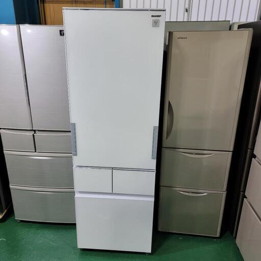 ‍♂️h411売約済み❌関西エリア無料配送⭕SHARP プラズマクラスター！410L 4ドア 冷蔵庫 自動製氷付き ガラスドア