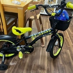 子供キッズ補助輪付き自転車　ヘルメット