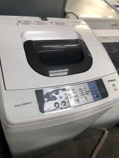 日立　洗濯機　2017年製