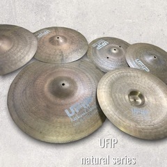 UFIP natural series シンバル フルセット　