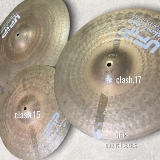 UFIP natural series シンバル フルセット