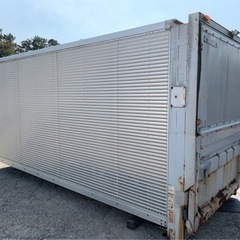 ‼️格安‼️ No.597 アルミバン 2ｔ 車  アルミ 箱 バイク 倉庫 トラック コンテナ 米 保管庫 物置 DIY