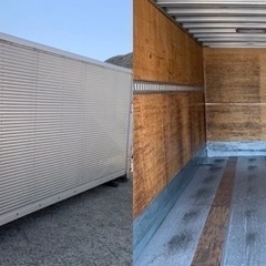 ‼️格安‼️ No.597 アルミバン 2ｔ 車  アルミ 箱 バイク 倉庫 トラック コンテナ 米 保管庫 物置 DIY