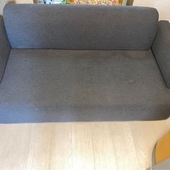 IKEA  2人掛けソファ　グレー　