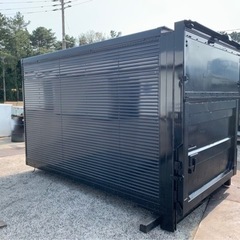 No.601 アルミバン 2ｔ 車  アルミ 箱 バイク 倉庫 トラック コンテナ 米 保管庫 物置 DIY