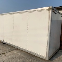 No.602 アルミバン 2ｔ 車 アルミ 箱 バイク 倉庫 トラック コンテナ 米 保管庫 物置 DIY