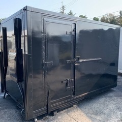 No.603 保冷バン 2ｔ 車 アルミ 箱 バイク 倉庫 トラック コンテナ 米 保管庫 物置 DIY