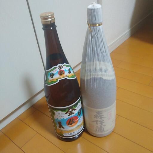 焼酎2本　森伊蔵　伊佐美