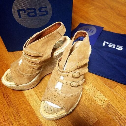 半額以下！ras✩ウェッジソール厚底サンダル 
