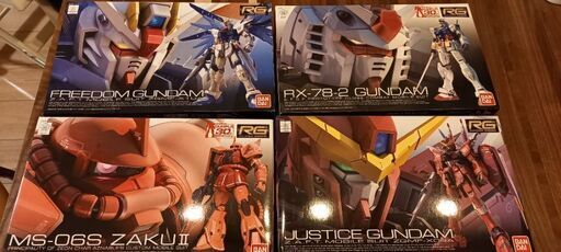 RGガンプラ　4個セット