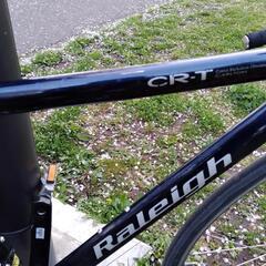 【引取希望千葉柏】raleigh　ラレー　アルミロードバイク　CR-T　サイズ465（身長160〜170mm)　8X2s 引取希望千葉柏】raleigh ラレー アルミロードバイク CR-T サイズ465