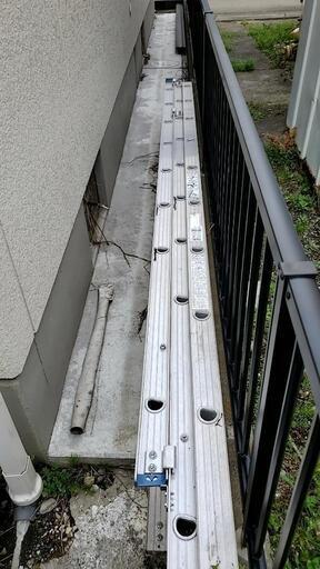 長谷川工業 3連はしご HE3 2.0-80 全長7.86m アルミ製 中古