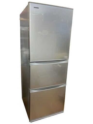 東芝 冷凍冷蔵庫 2015年製 3ドア 自動製氷 GR-G34S(S) シルバー系 USED品現状にて 引取歓迎！