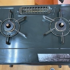 I483 ☆ Rinnai 都市ガスコンロ ☆ 水無し片面焼きグリル 