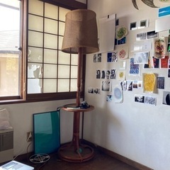 アンティーク　ランプ　間接照明