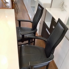 ダイニング5点セット karimoku ホワイト×ブラック