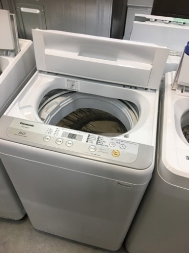 ●販売終了●洗濯機　Panasonic　5.0ｋ　2018年製　中古品