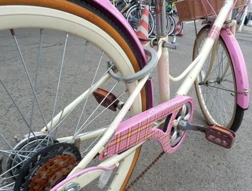 24インチ 自転車 ジュニア/子供用 chocolate cute ピンク系 札幌市西区