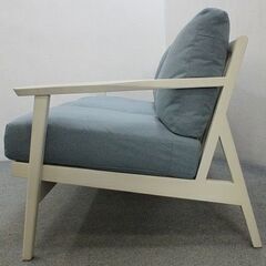 Francfranc/フランフラン 3人掛ソファ アペーゴ(APEGO)白色 アッシュ材 北欧 おしゃれ   中古家具 店頭引取歓迎 R5675)