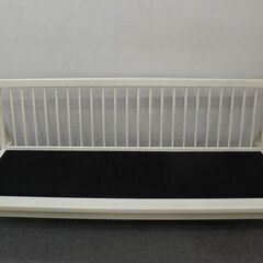 Francfranc/フランフラン 3人掛ソファ アペーゴ(APEGO)白色 アッシュ材 北欧 おしゃれ   中古家具 店頭引取歓迎 R5675)