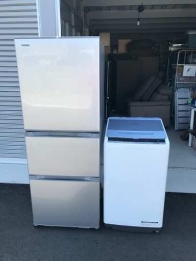 【新生活応援】二人暮らし向け　冷蔵庫・洗濯機セット