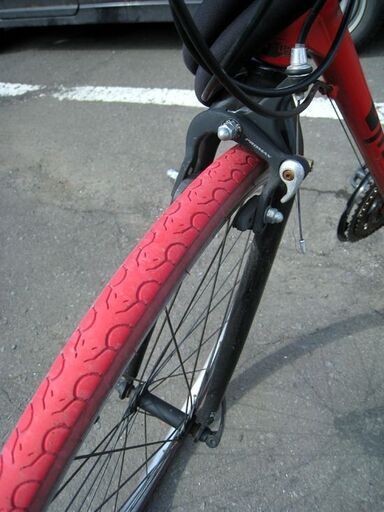 ☆ NEXTYLE クロスバイク 21段変速 タイヤ700×28c レッド 自転車 赤