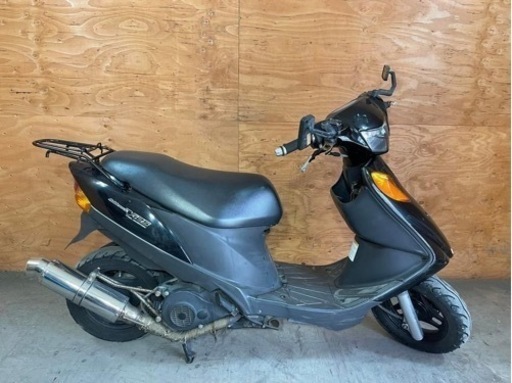 ★お支払い総額7.0万円★ スズキ アドレスV125 CF4EA 社外マフラー！人気のワンツー！ 小回り最強！ 通勤通学にオススメ♪ カスタムベースにも！関東圏内即日配送可能です！ ☆お支払い総額7.0万円☆ スズキ アドレスV125 CF4EA 社外マフラー！人気の