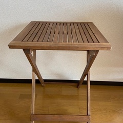 木製 折りたたみテーブル (ニトリ) 