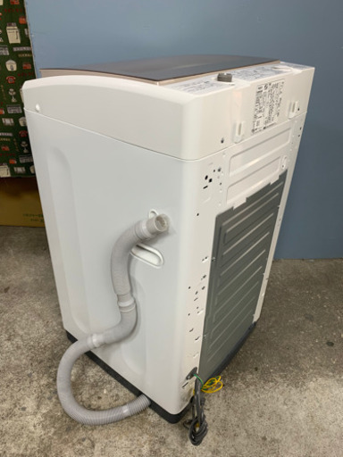 札幌市内配送無料 19年製 AQUA アクア 7kg 全自動洗濯機 AQW-