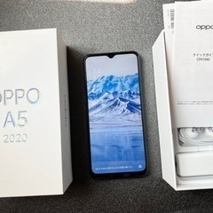 【美品】携帯電話　OPPO A5 2020 SIMフリー