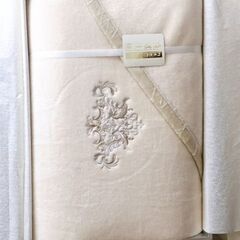 【未使用】カネボウ 特選仕様 絹混綿毛布