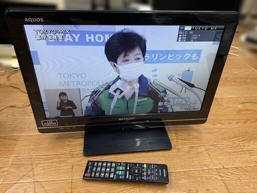 シャープ 19型液晶テレビ LEDAQUOS アクオス LC-19K7 2011年製 非純正リモコン付 USED品現状にて 引取歓迎！