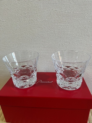 バカラのペアグラス