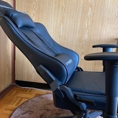 引き取り限定 ゲーミングチェア GTRACINGオットマン付き GT901BLACK