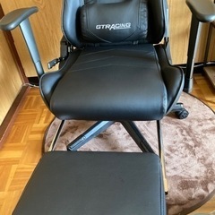 【引き取り限定】GTRACING チェアオットマン付きGT901BLACK GT901-BLACK Gaming Chair with Footrest | GTRACING