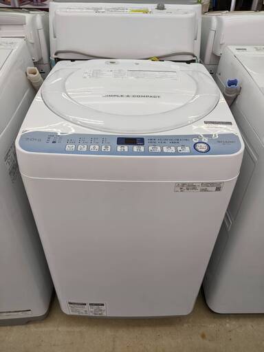 SHARP 7㎏洗濯機 ES-T711-W 2019年製 シャープ No.1863