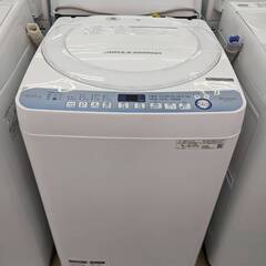 SHARP 7㎏洗濯機 ES-T711-W 2019年製 シャー...