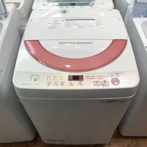 洗濯機　6キロ　SHARP 2016年製