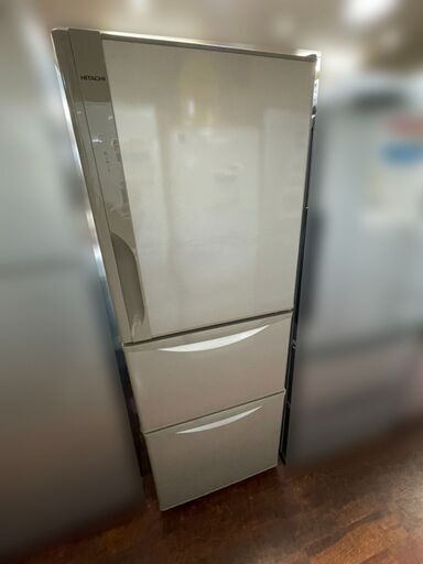 日立 ノンフロン 冷凍冷蔵庫 R-27VJ ★ 265L ゴールド系 冷蔵庫