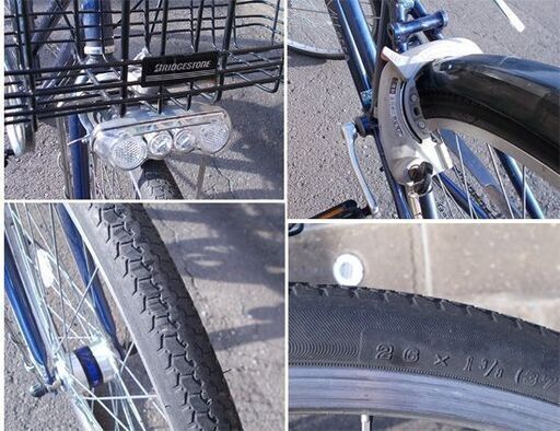 シティサイクル 26インチ 6段変速 ブリヂストン ビレッタ VILLETTA