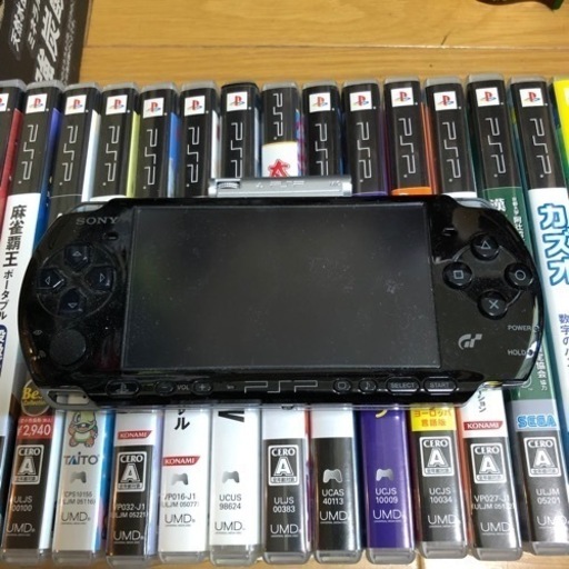 PSP3000ソフトケース、16本付属セット