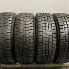 【DUNLOP WINTER MAXX WM01 195/65R15】スタッドレス【LEBEN 15インチ 6J5HPCD114.3+43】2019年製 バリ溝 セレナ等　(TG724) クレジットカード QRコード決済可能