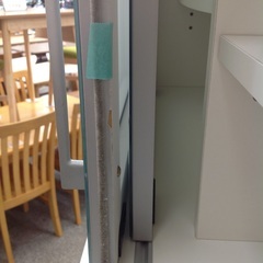 松田家具 ホワイト 木製 ダイニングボード 【9650102】