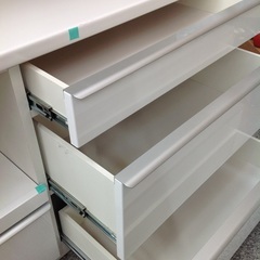 松田家具 ホワイト 木製 ダイニングボード 【9650102】
