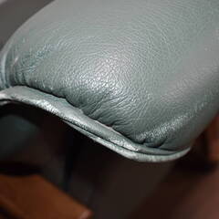 【ヤ取終了9/7】≪y242ジ 40216-03≫冨士ファニチア 本革 ミーティング/ダイニング ソファ/チェア 4脚セット キャスター 木製フレーム