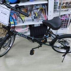 ジモティ来店特価!!!　折りたたみ自転車　ジオクロス　J-369