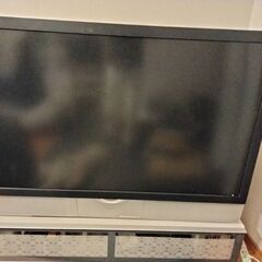 60インチの大画面リアプロテレビ。まだまだ使えます。