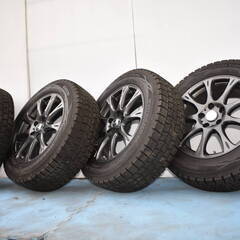 【ヤ取終了12/3】≪y247ジ 40219-02≫美品 スタッドレス 225/60R17 9分山 マナレイ ロゼスト 17インチ 5穴 114.3 タイヤ/ホイールセット