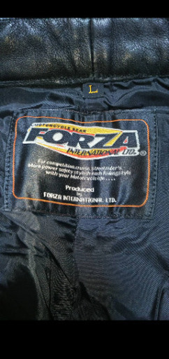 値下げしました□FORZA レザーパンツ (黒) Lサイズで32インチ相当